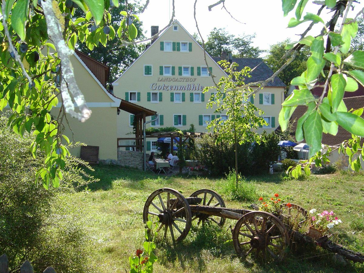 Hotel Landgasthof Gotzenmuhle Lichtenau  Exteriér fotografie